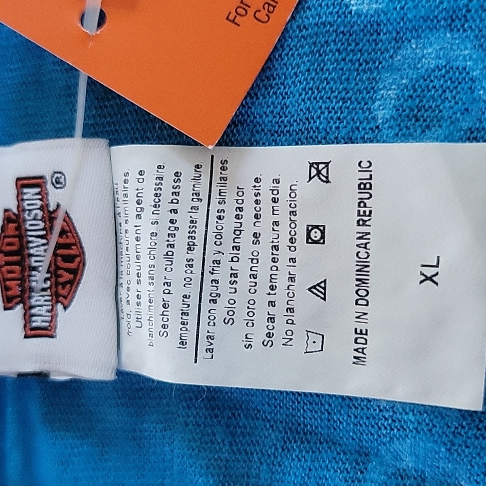 Harley-Davidson Top, Blue, XL, NWT - Picture 9 of 11